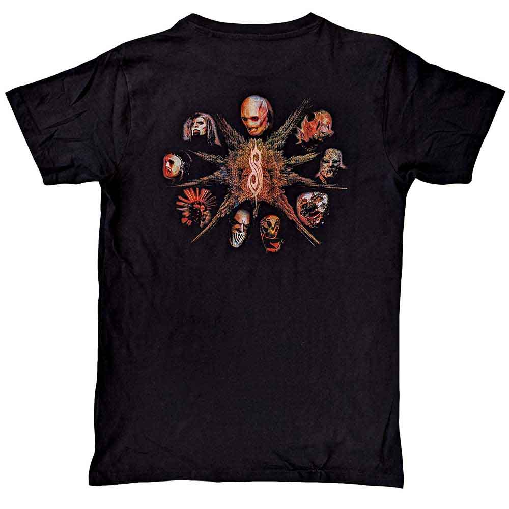 SLIPKNOT - THE END, SO FAR PENTAGRAM HEADS - T-Shirt Black