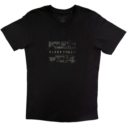 SLEEP TOKEN - EVEN IN ARCADIA SQUARES - T-Shirt Black