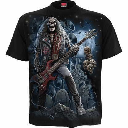 GRIM ROCKER - T-Shirt czarny