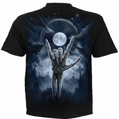 GRIM ROCKER - T-Shirt czarny