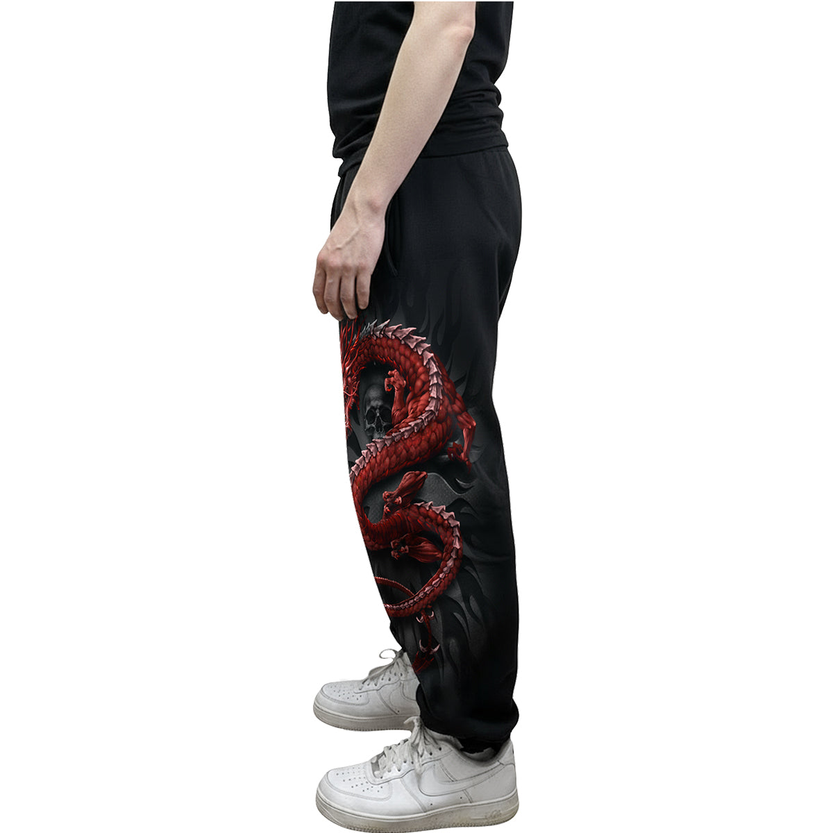 ORIENTAL DRAGON  - Casual Cargo Joggers