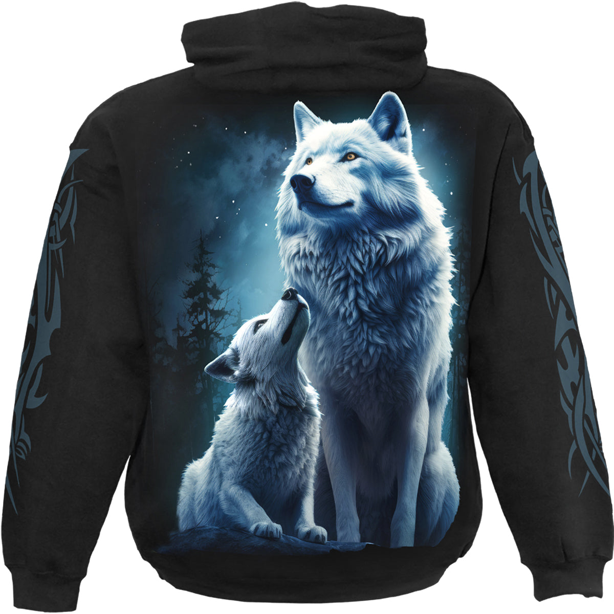 WOLF GUARDIAN - Bluza czarna