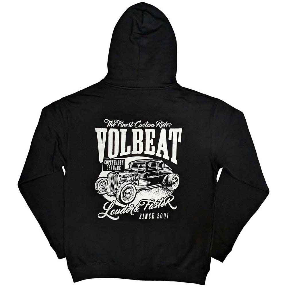 VOLBEAT - LOUDER AND FASTER - Zipped Hoodie Black