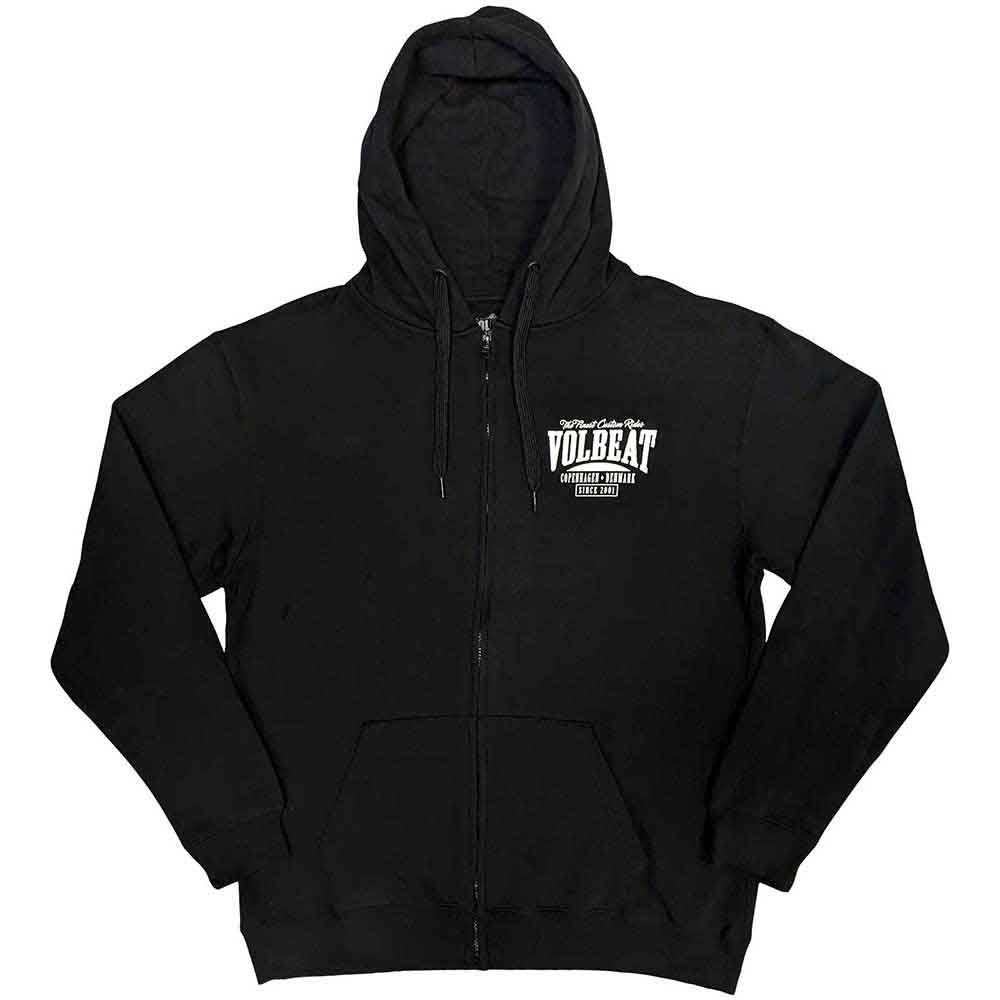 VOLBEAT - LOUDER AND FASTER - Zipped Hoodie Black