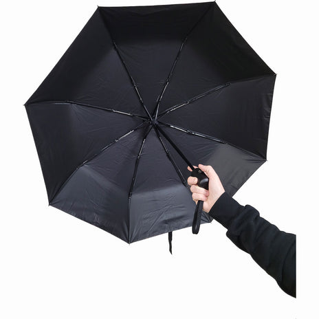 IN GOTH WE TRUST - Kompaktowy parasol podróżny z automatycznym otwieraniem i zamykaniem
