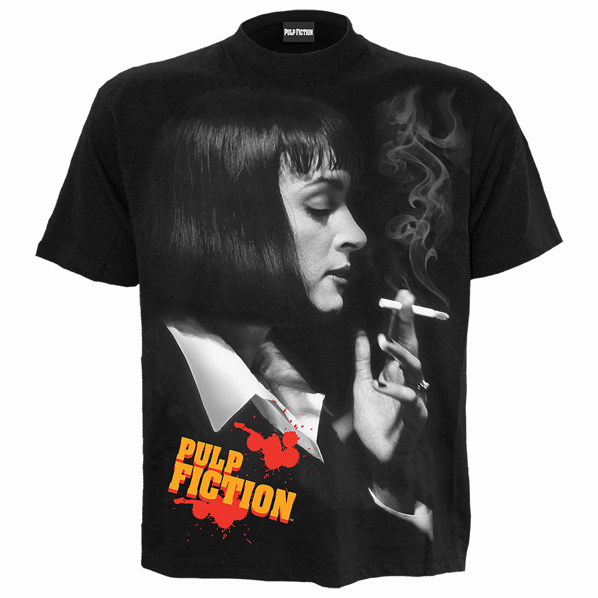 PULP FICTION - SMOKE - Koszulka z nadrukiem z przodu czarna