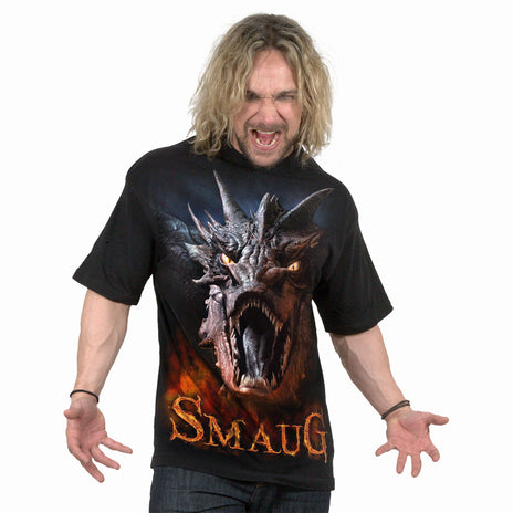 THE HOBBIT - SMAUG - T-Shirt czarny