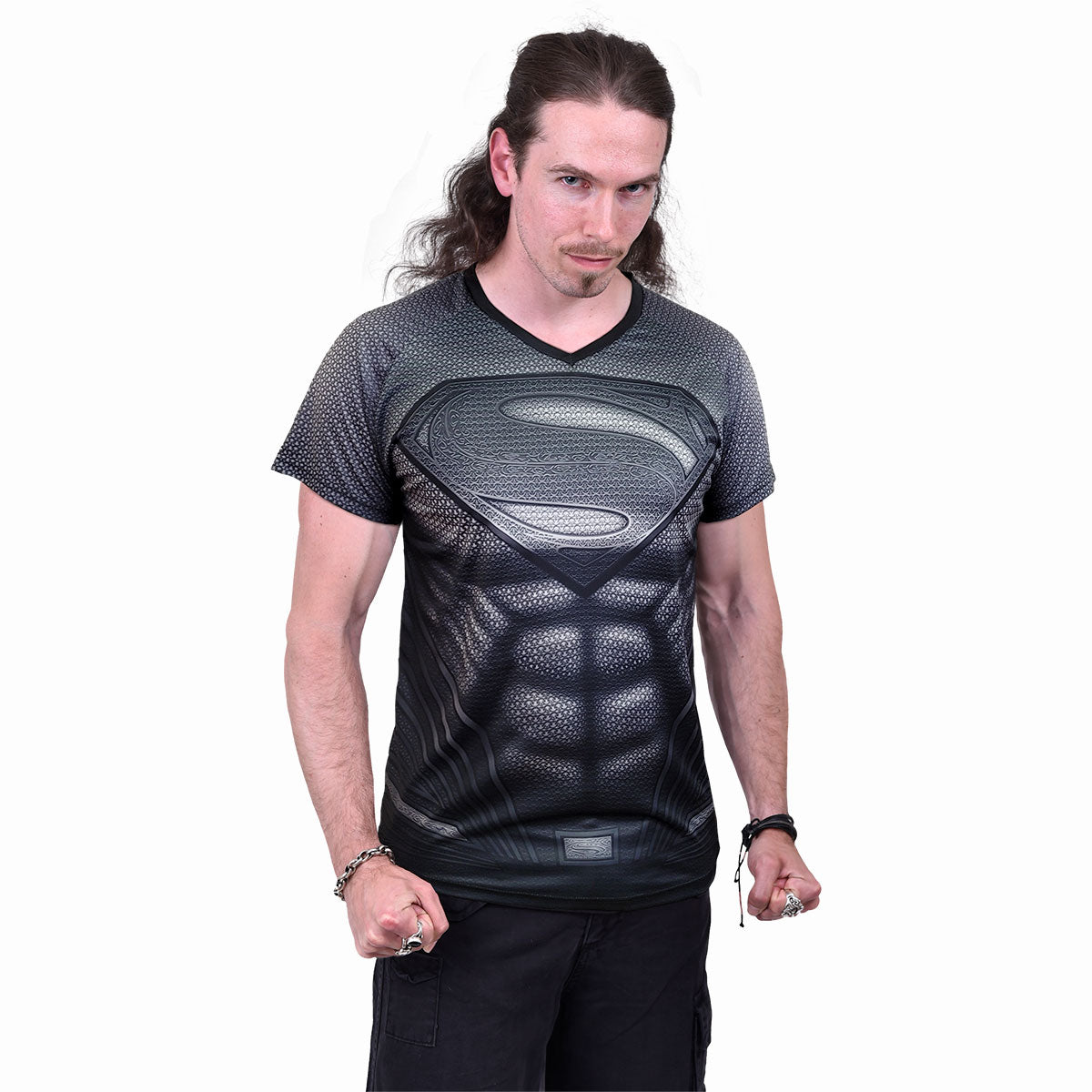 SUPERMAN - MUSCLE TEE - Zrównoważone koszulki piłkarskie