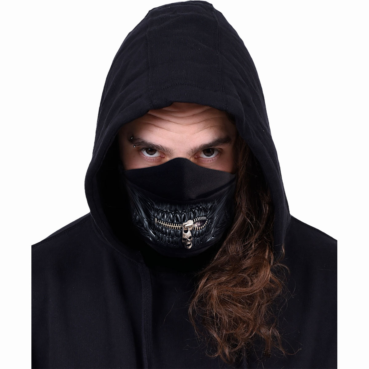 ZIPPED MOUTH - Najwyższej jakości bawełniana maska z regulacją
