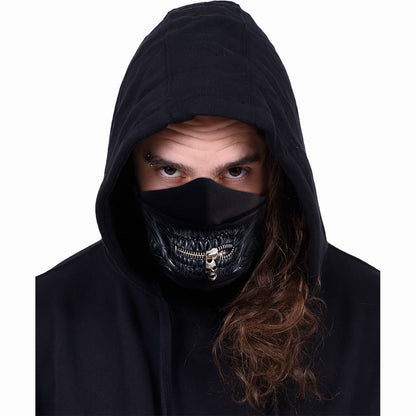 ZIPPED MOUTH - Najwyższej jakości bawełniana maska z regulacją