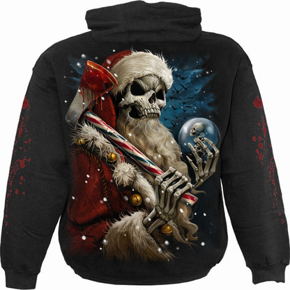 CANDY CANE SANTA - Hoody Black