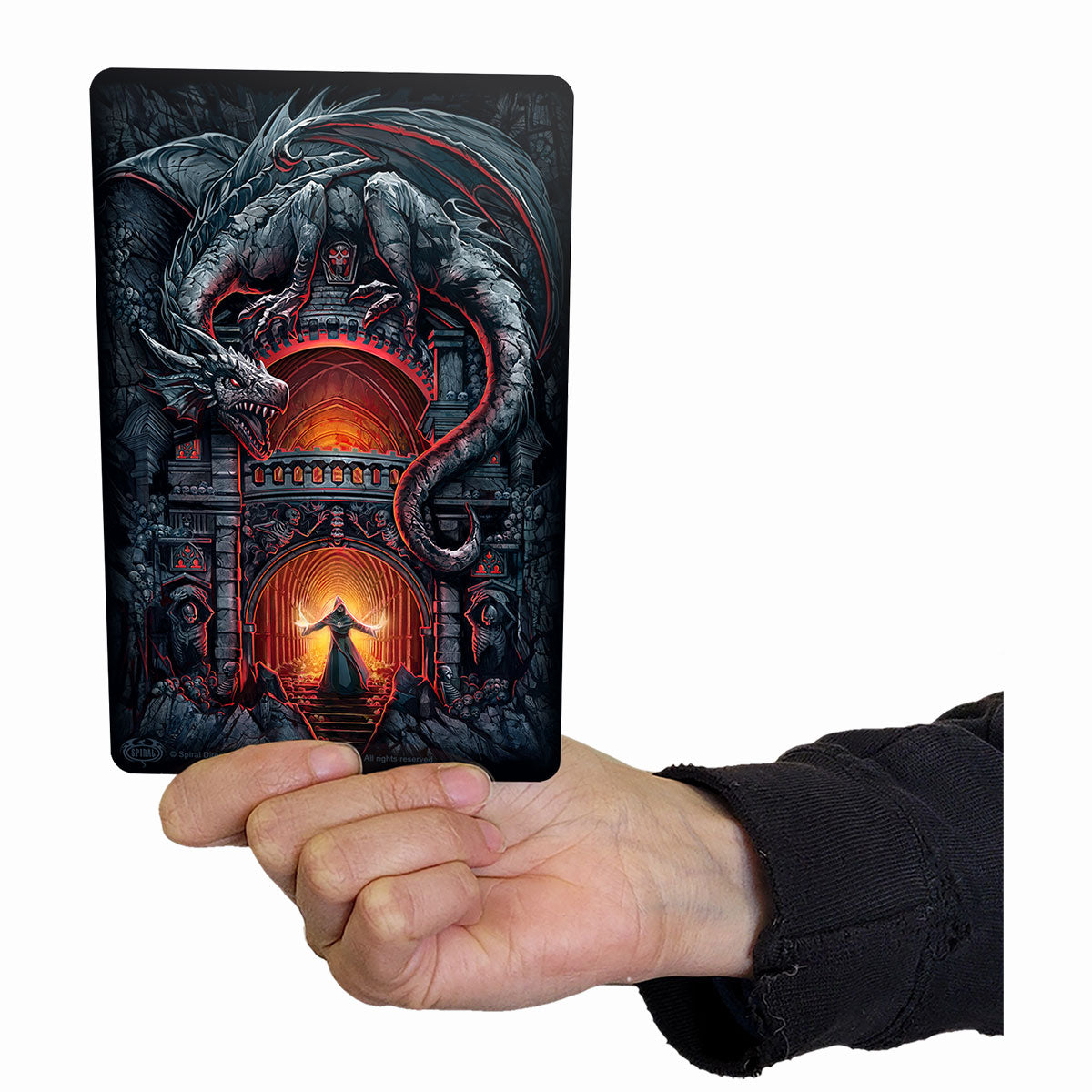 DRAGON'S LAIR - Pozdrów blaszane metalowe kartki