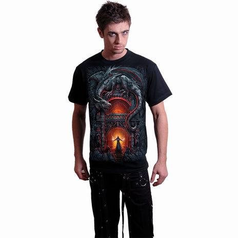 DRAGON'S LAIR - T-Shirt czarny