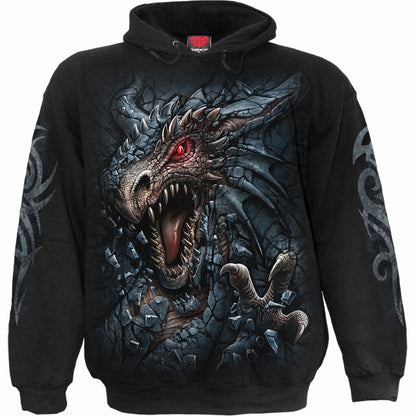 DRAGON'S LAIR - Hoody Black - Spiral USA