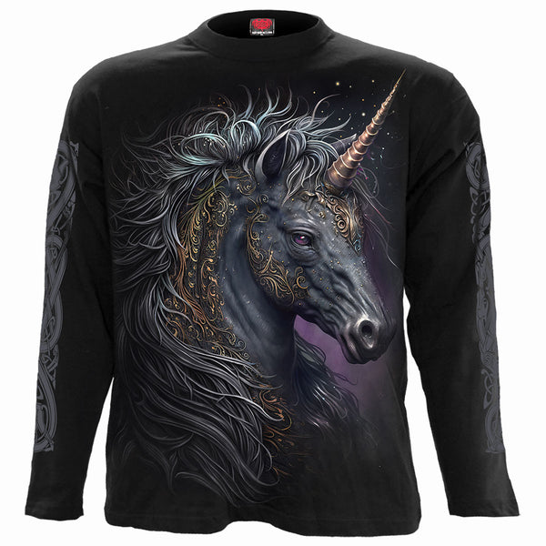 CELTIC UNICORN Longsleeve T Shirt Black