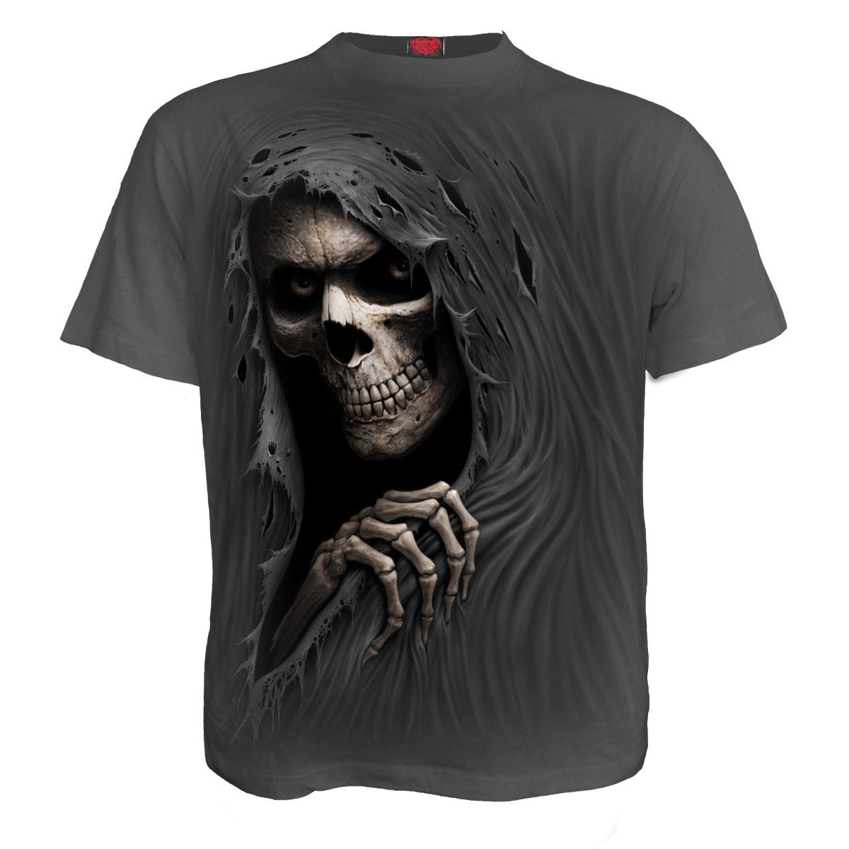 GRIM RIPPER - T-Shirt Charcoal - Spiral USA