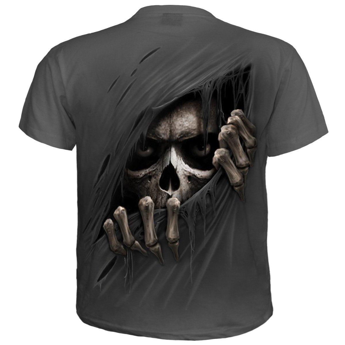 GRIM RIPPER - T-Shirt Charcoal - Spiral USA