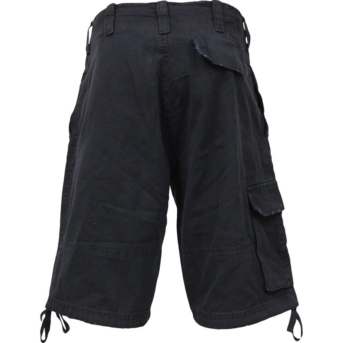 METAL STREETWEAR - Vintage Cargo Shorts Black - Spiral USA