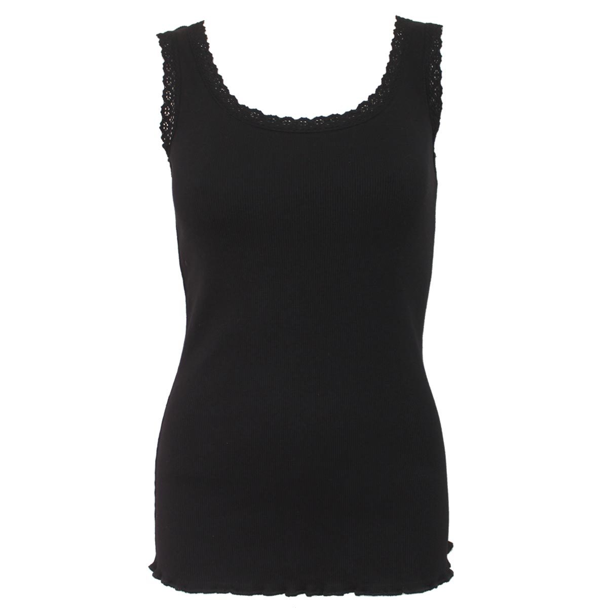 URBAN FASHION - Crochet Collar Ribbed Vest - Spiral USA