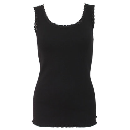 URBAN FASHION - Crochet Collar Ribbed Vest - Spiral USA