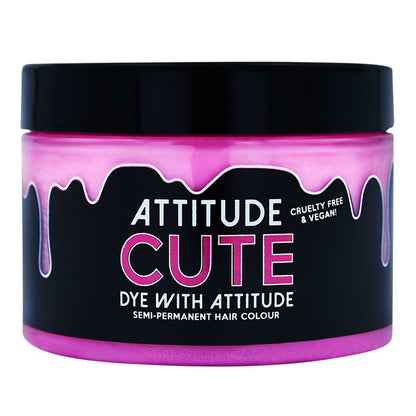 CUTE PASTEL PINK - Farba do włosów Attitude - 135ml