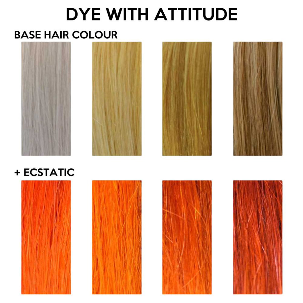 ECSTATIC ORANGE - farba do włosów Attitude - 135ml