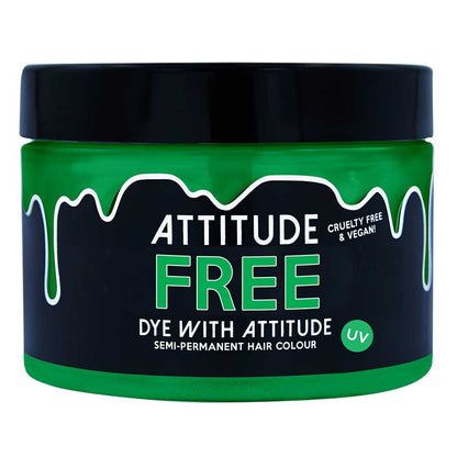 FREE UV GREEN - Farba do włosów Attitude - 135ml