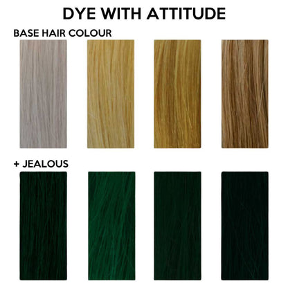 JEALOUS GREEN - Farba do włosów Attitude - 135ml