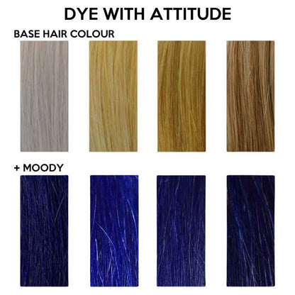 MOODY BLUE - Farba do włosów Attitude - 135ml