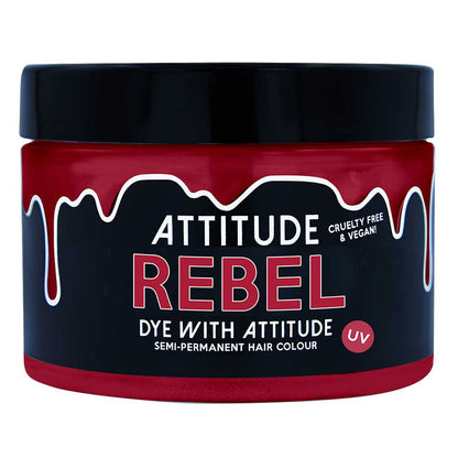 REBEL UV RED - Farba do włosów Attitude - 135ml