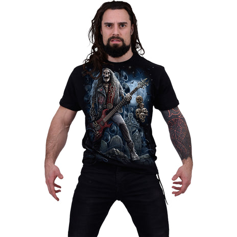 GRIM ROCKER - T-Shirt czarny