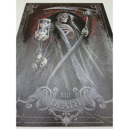 DEATH TAROT - Szklana deska do krojenia (prostokątna)