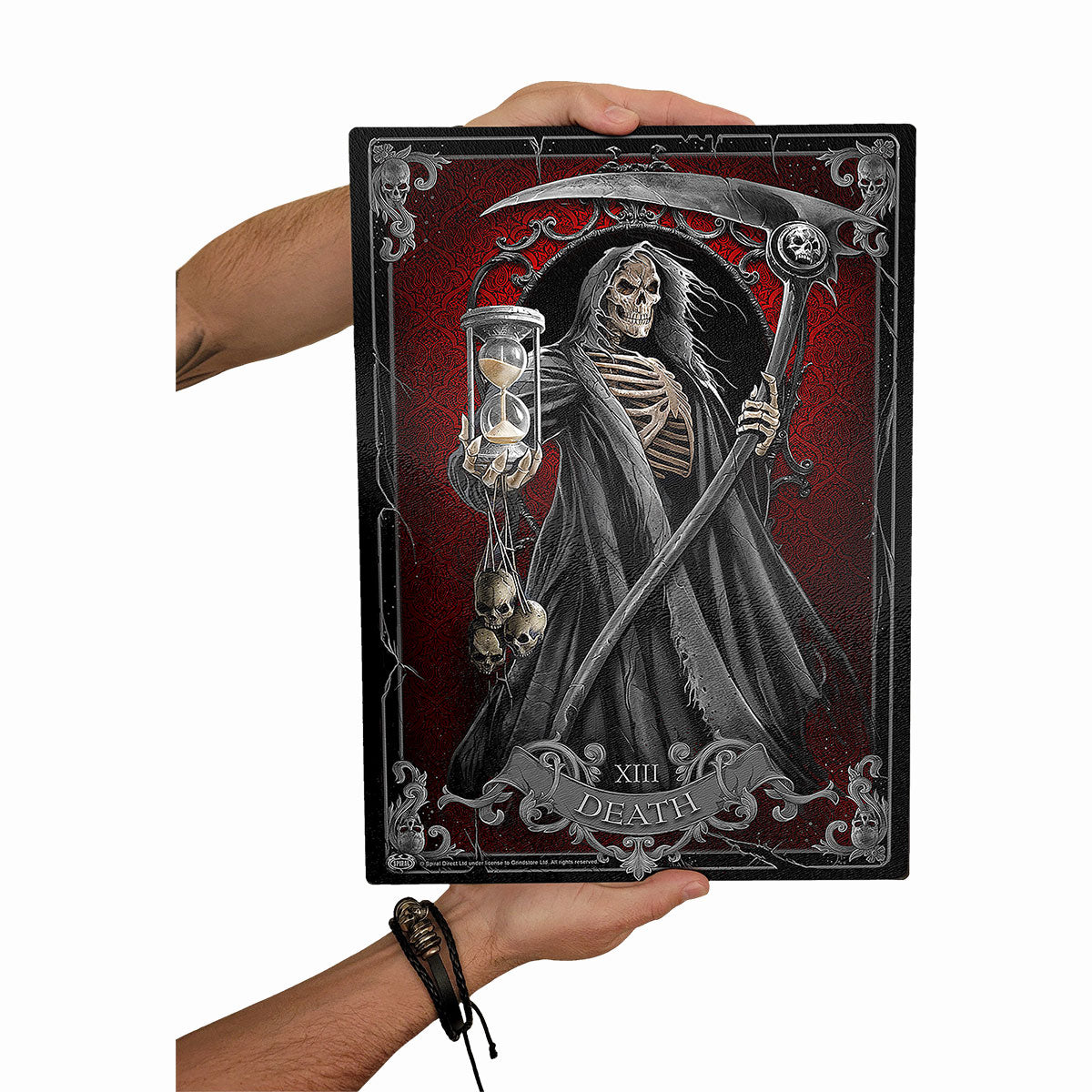 DEATH TAROT - Szklana deska do krojenia (prostokątna)