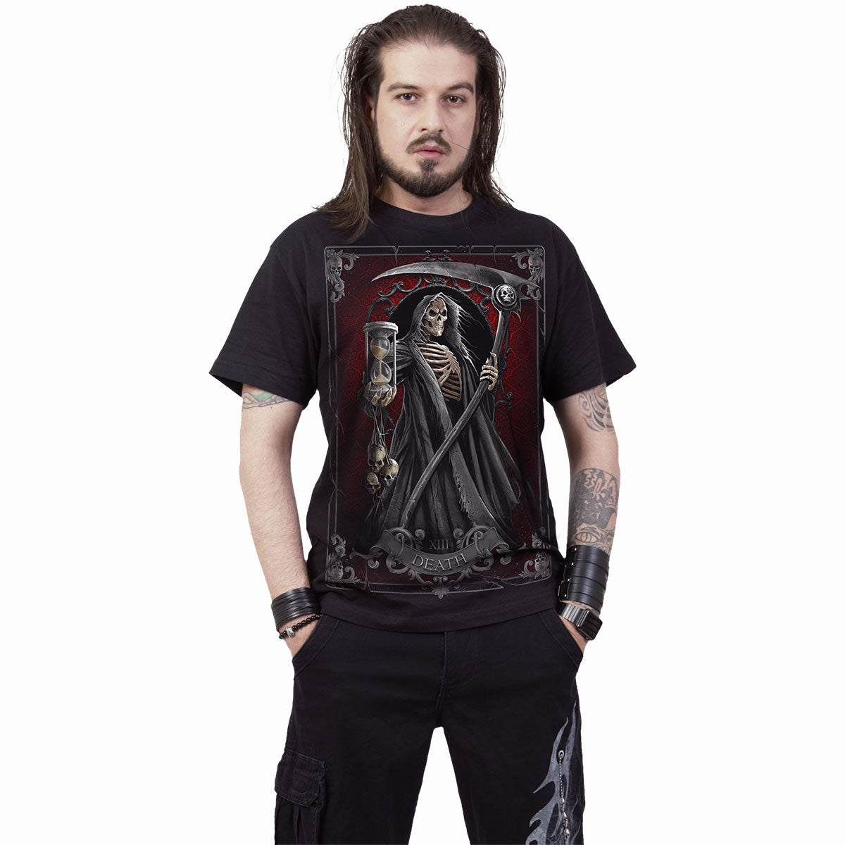 DEATH TAROT - T-Shirt czarny
