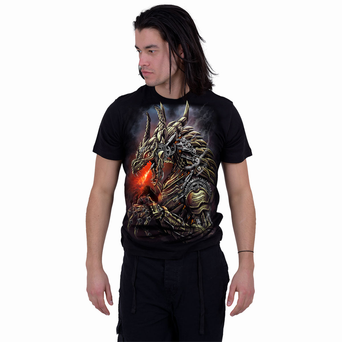 DRAGON COGS - T-Shirt czarny