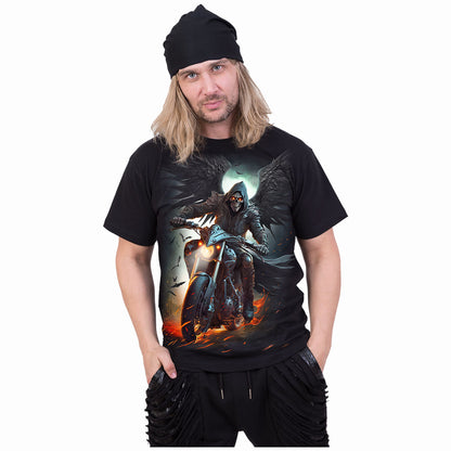 NIGHT RIDER - T-Shirt czarny